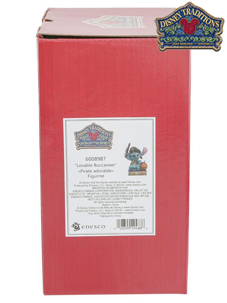 Disney Traditions Lilo and Stitch Pirate Stitch Lovable Buccaneer Statue